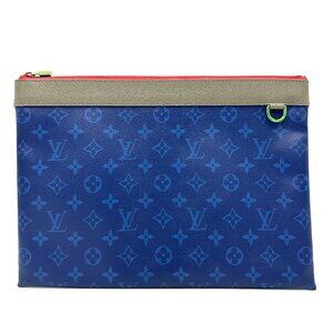 Louis Vuitton Blue Monogram Apollo Clutch